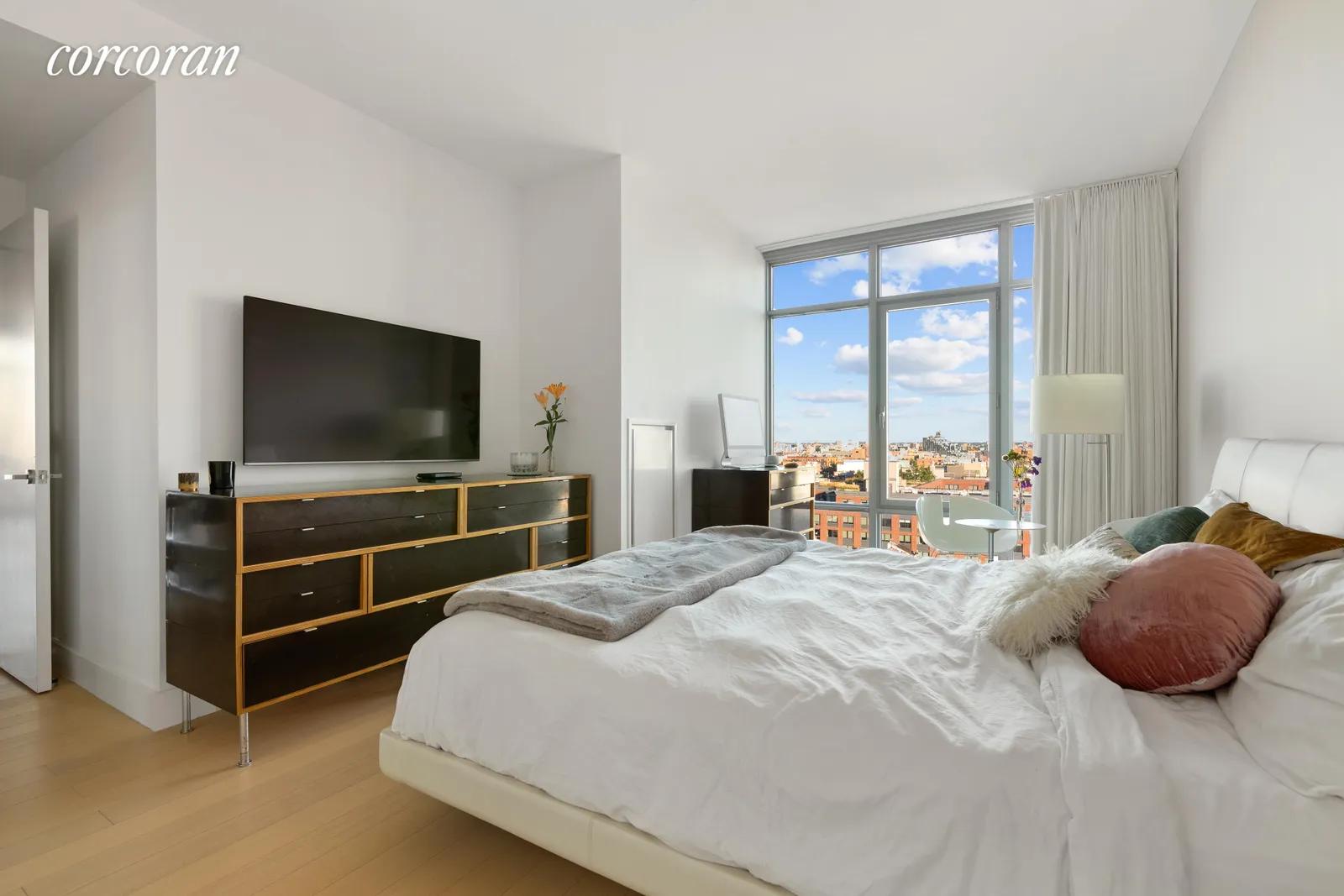 New York City Real Estate | View 1 Northside Piers, 11G | Bedroom | View 4