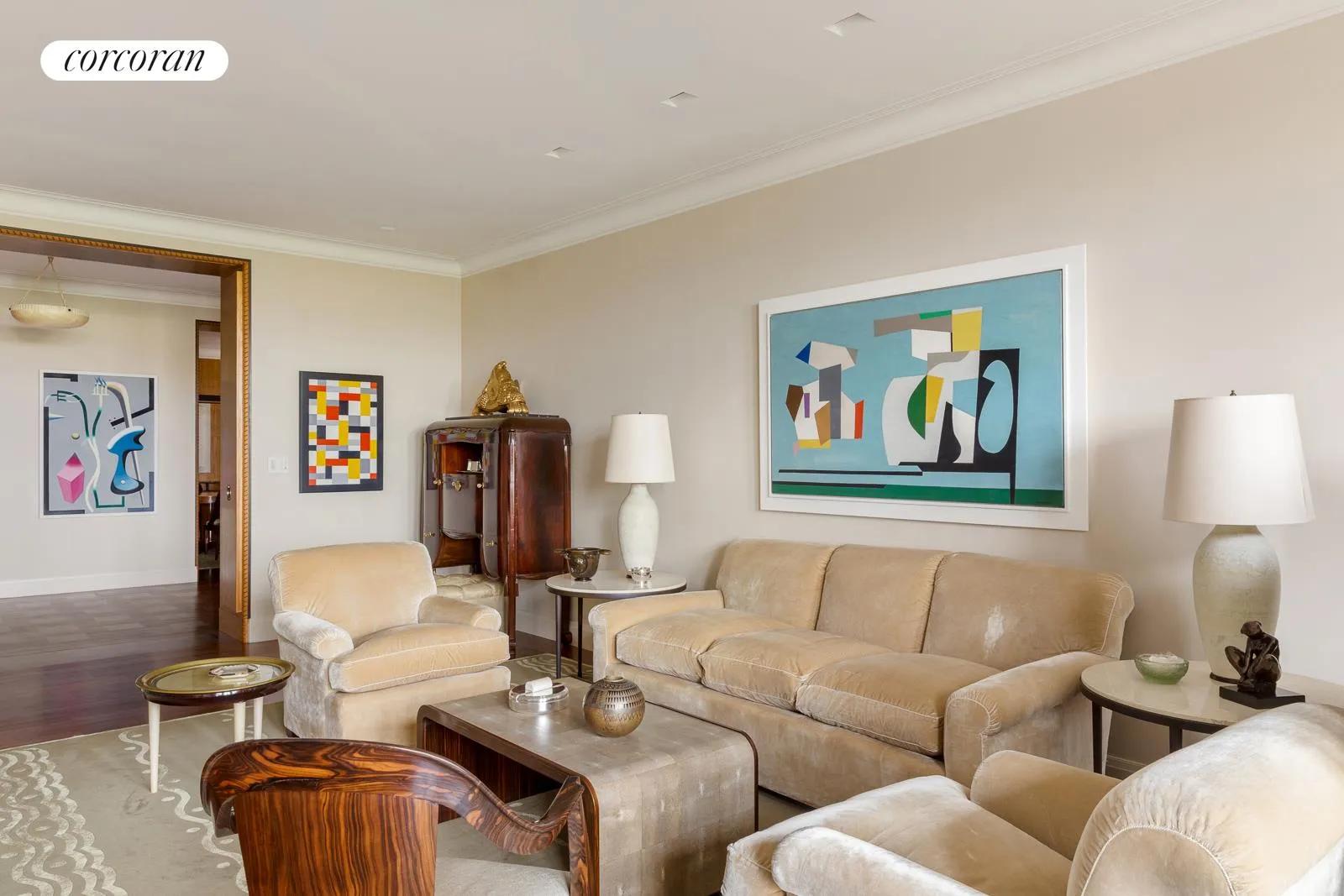 New York City Real Estate | View 211 Central Park West, 10F | Living Room | View 5