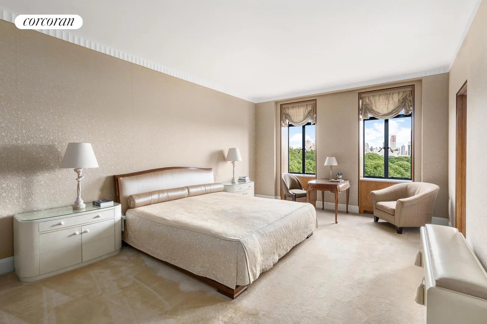 New York City Real Estate | View 211 Central Park West, 10F | Primary Bedroom | View 13
