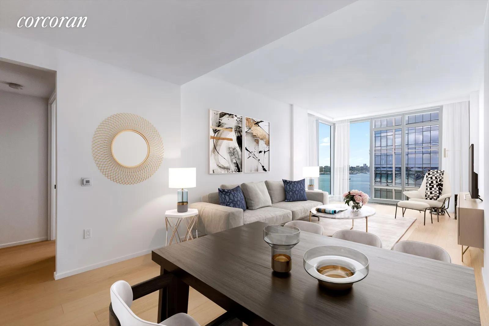 New York City Real Estate | View 30 Riverside Boulevard, 32C | Living Room | View 2