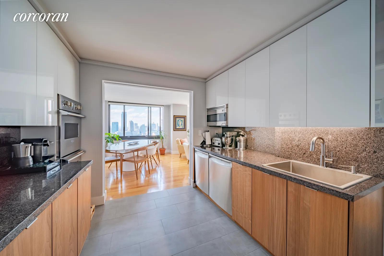 New York City Real Estate | View 200 Rector Place, 41AB | Kitchen | View 2