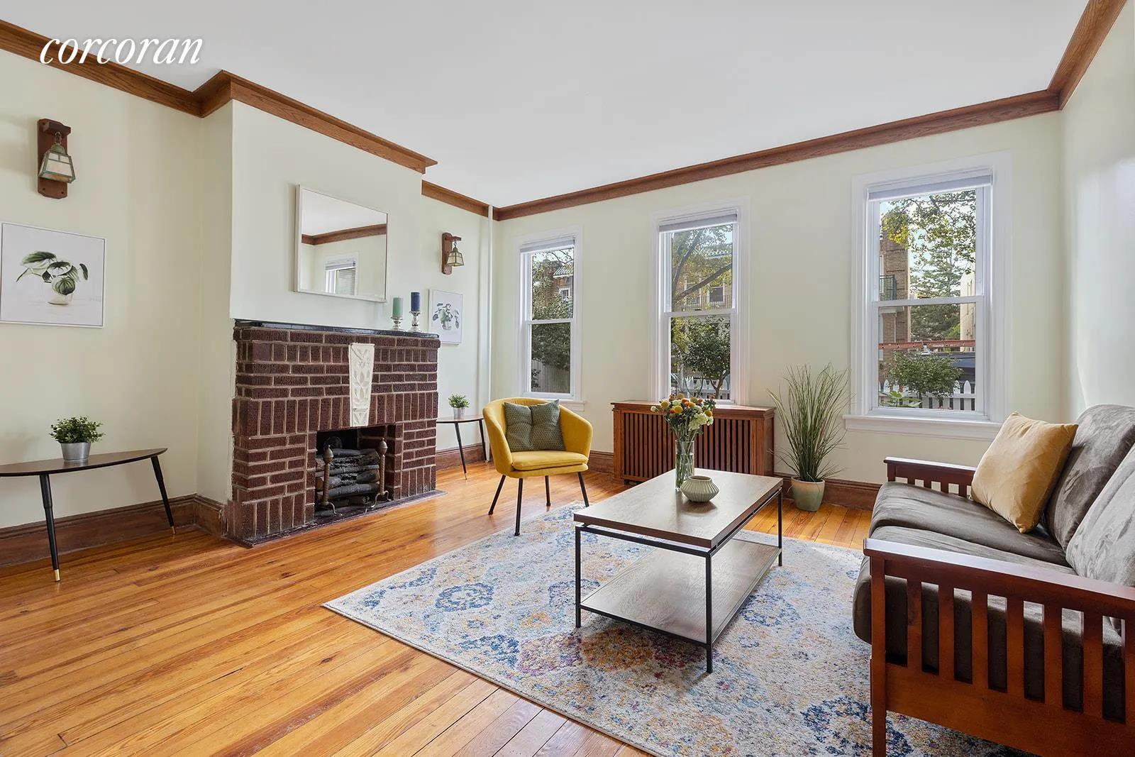 New York City Real Estate | View 459 78th Street | Living Room | View 7