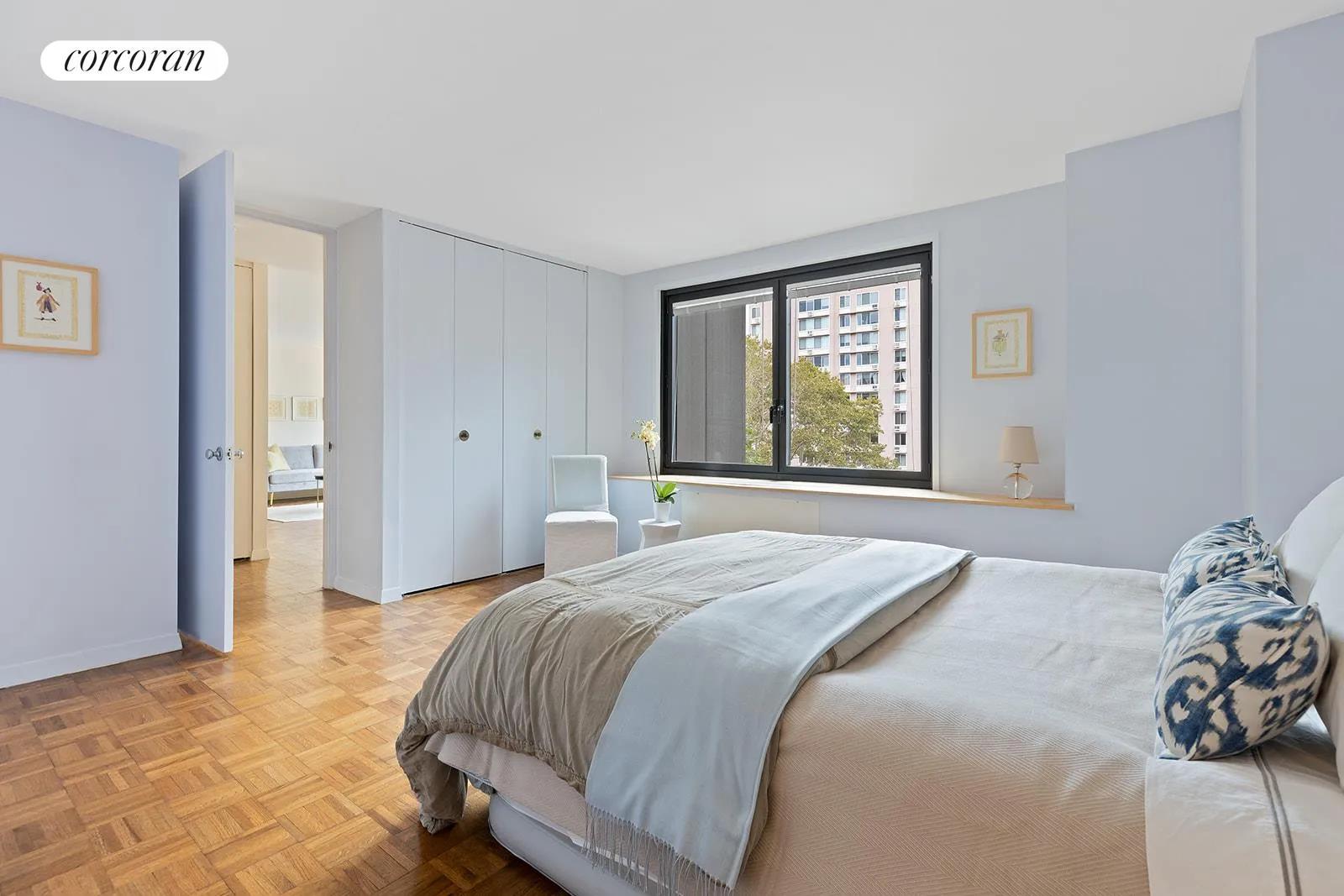 New York City Real Estate | View 531 Main Street, 514 | Master Bedroom | View 5