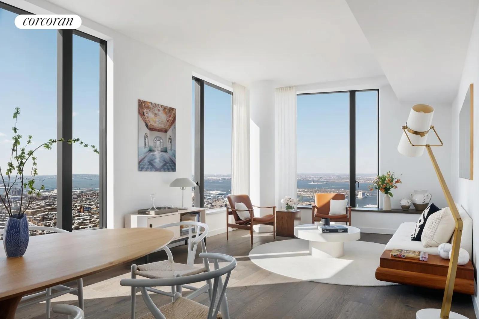New York City Real Estate | View 11 Hoyt Street, 47H | 3 Beds, 3 Baths | View 1