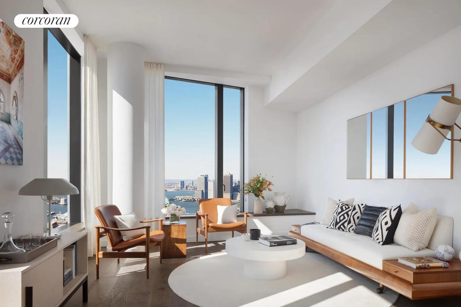 New York City Real Estate | View 11 Hoyt Street, 47H | Living Room | View 2