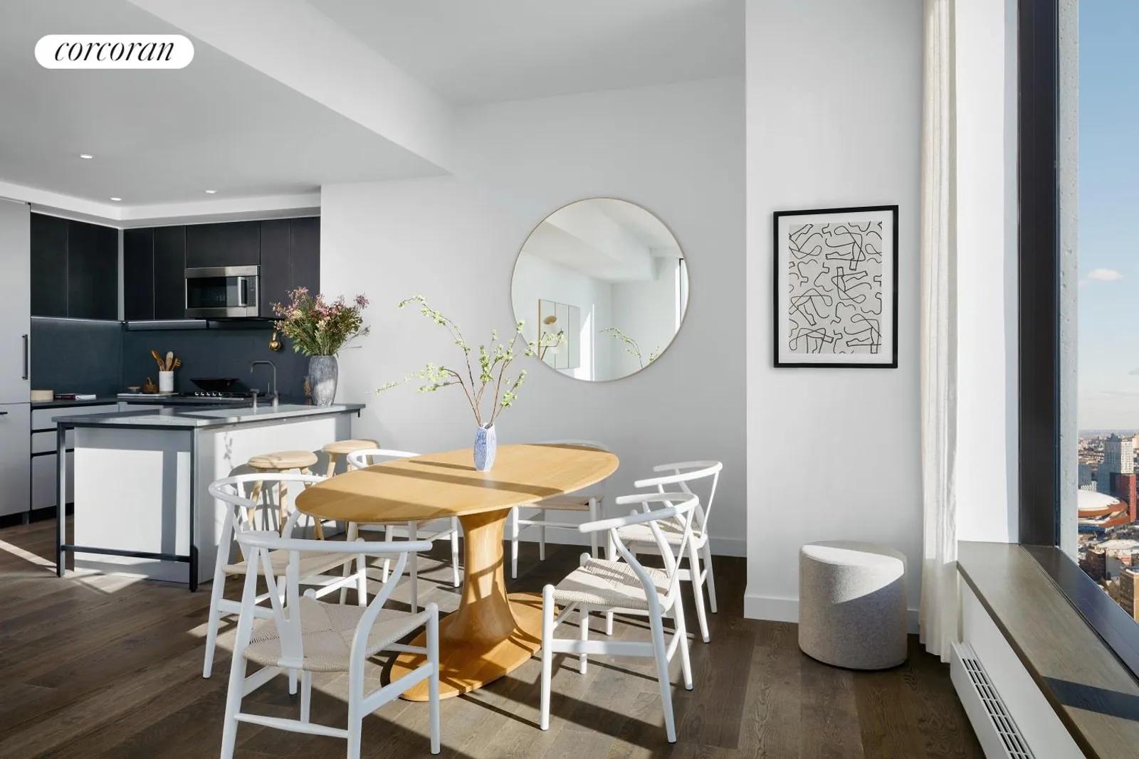 New York City Real Estate | View 11 Hoyt Street, 47H | Dining Area | View 4