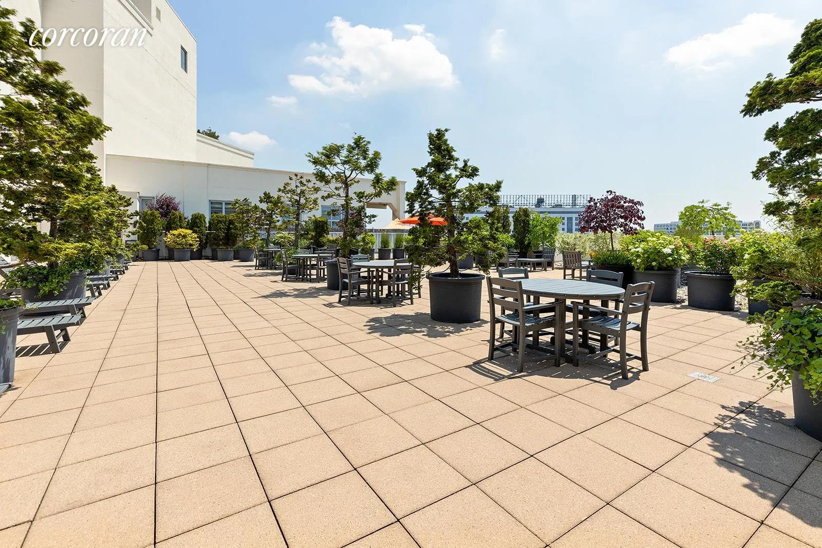 New York City Real Estate | View 27-28 Thomson Avenue, 248 | Outdoor roof terrace | View 15