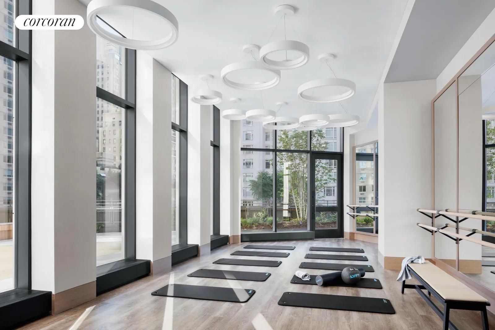 New York City Real Estate | View 15 West 61st Street, 24A | Yoga Studio | View 6