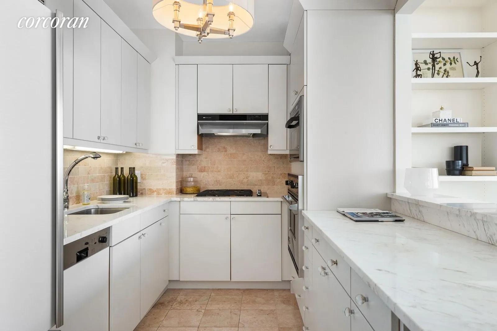 New York City Real Estate | View 10 West Street, 24G | Kitchen | View 8
