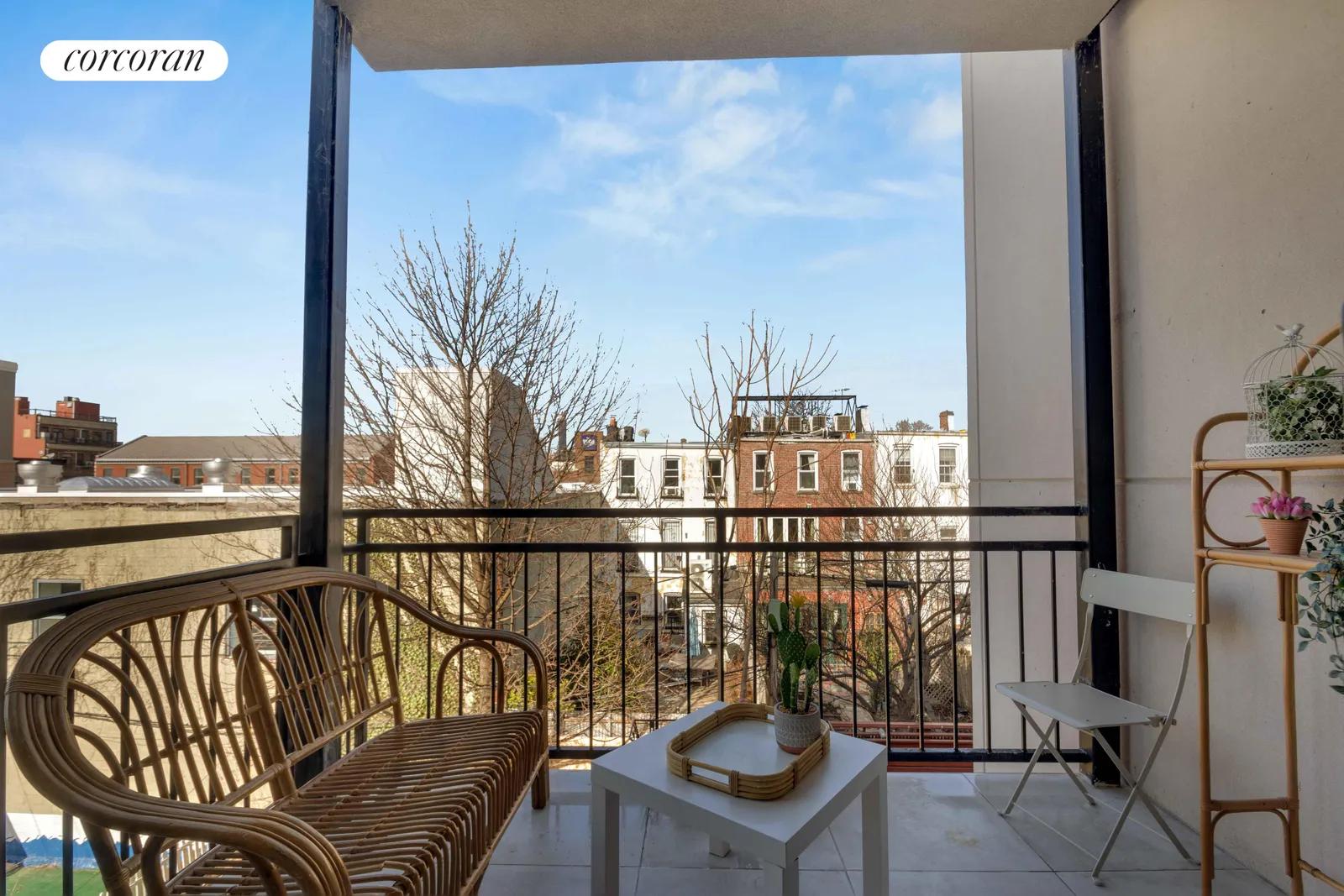 New York City Real Estate | View 145 14th Street, 4 | Oversize balcony CITY VIEWS | View 10