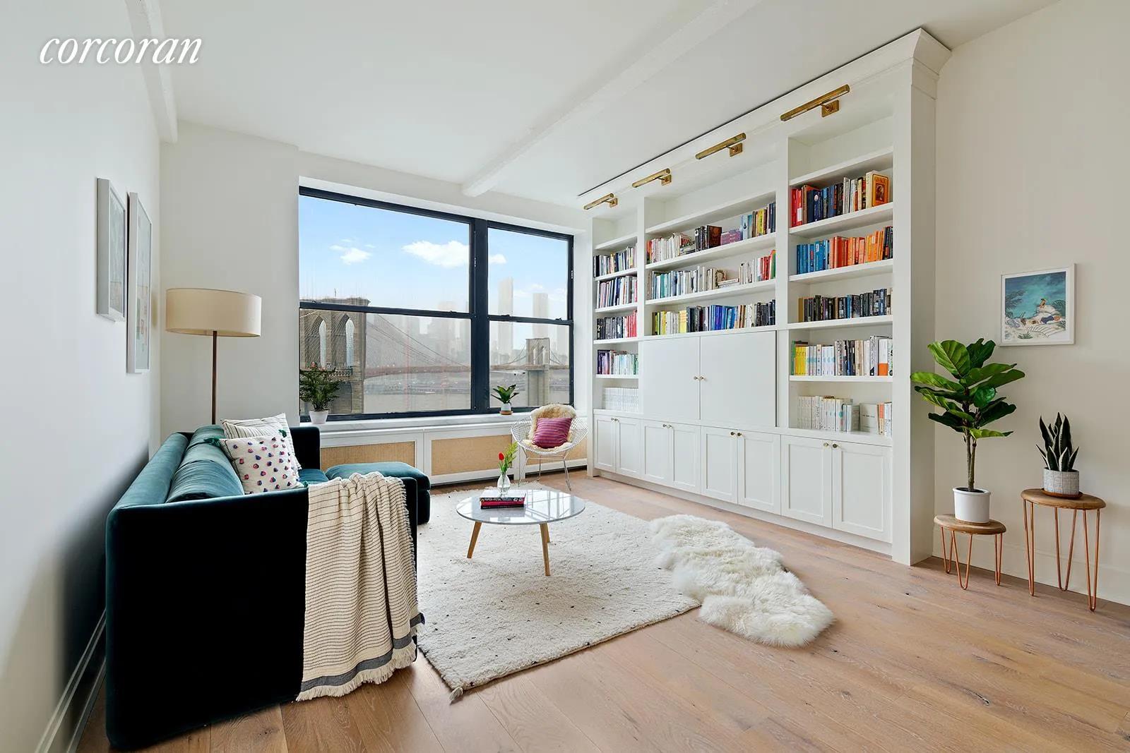 New York City Real Estate | View 1 Main Street, 9L | Living Room | View 2