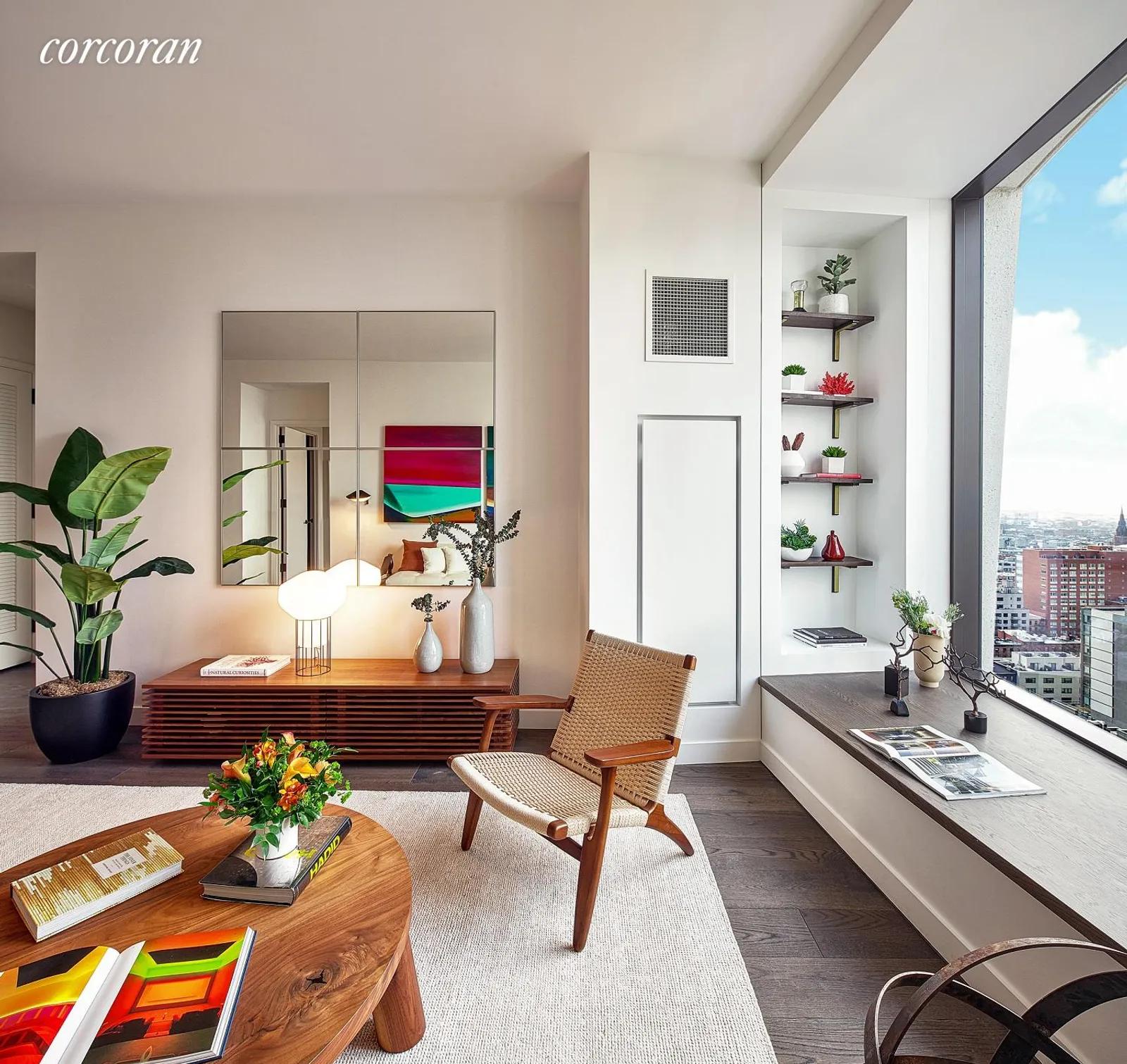 New York City Real Estate | View 11 Hoyt Street, 22A | Living Room | View 3
