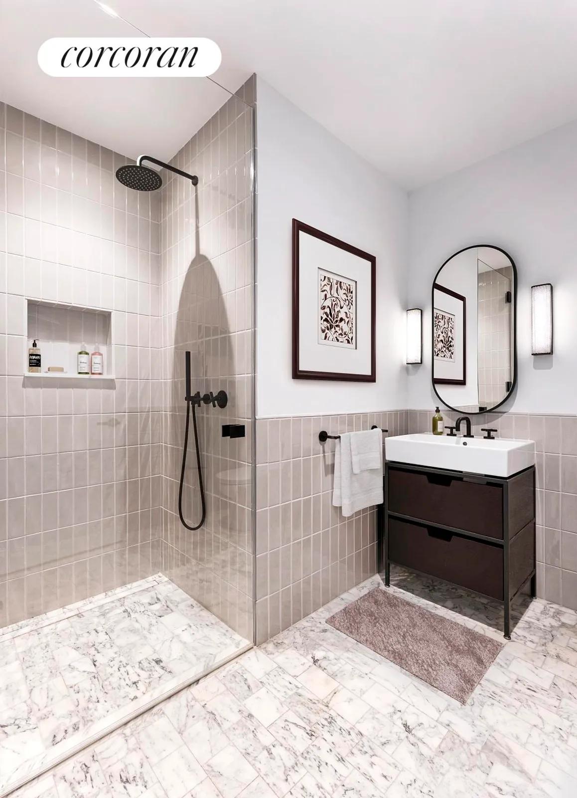 New York City Real Estate | View 11 Hoyt Street, 5E | Full Bathroom | View 6
