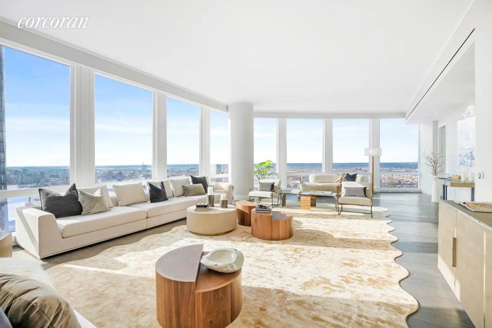 New York City Real Estate | View 35 Hudson Yards, 7501 | Living Room | View 4