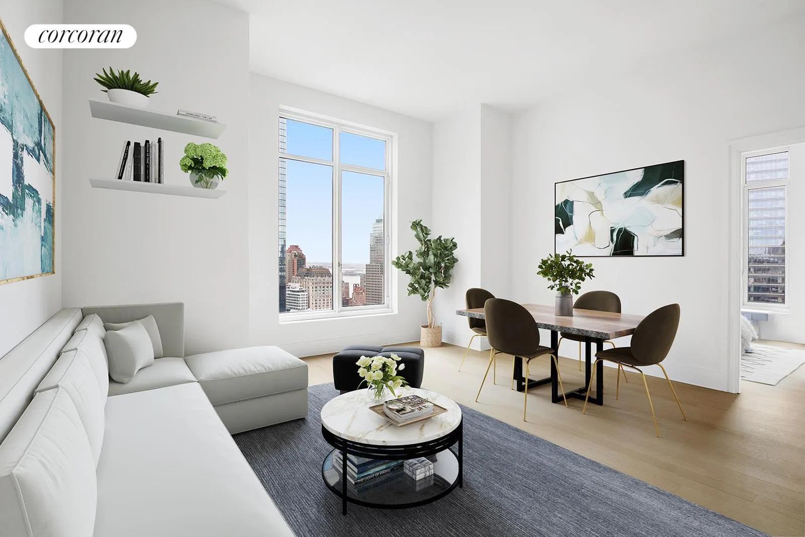 New York City Real Estate | View 30 Park Place, 39G | 1 Bed, 1 Bath | View 1