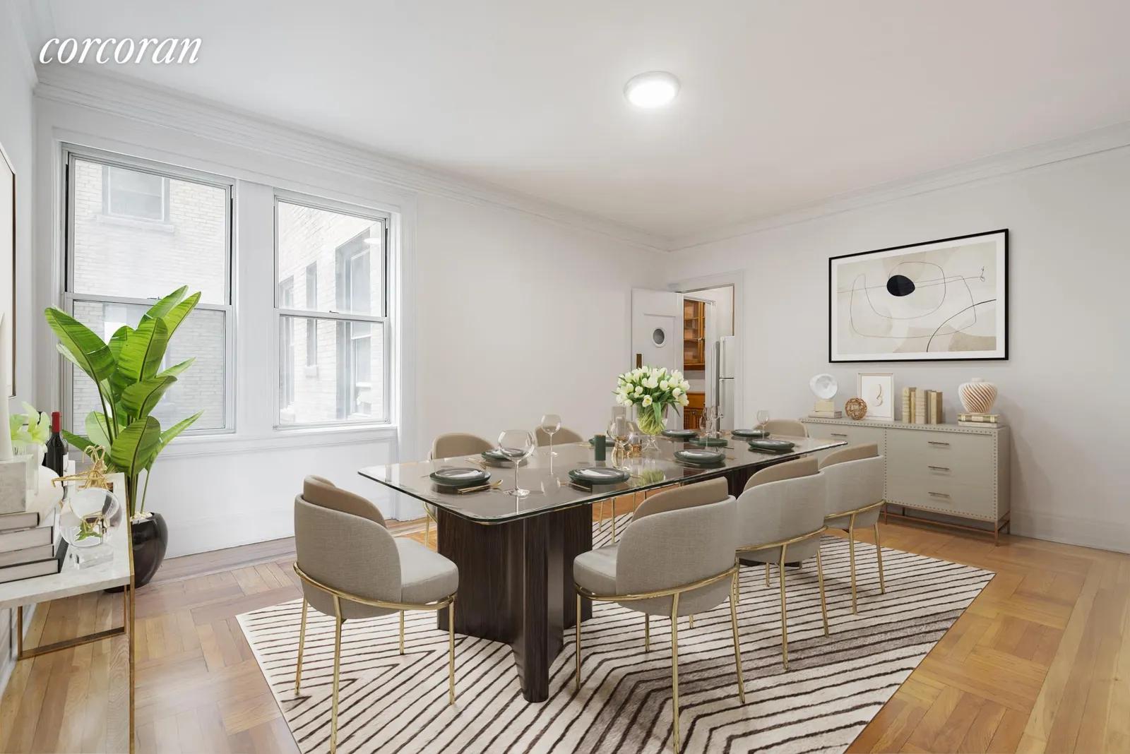 New York City Real Estate | View 370 Riverside Drive, 8A | Formal Dining Room | View 18