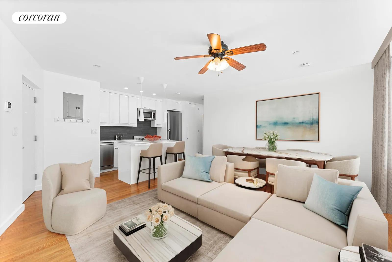 New York City Real Estate | View 51 East 128th Street, 1C | Living Room | View 3