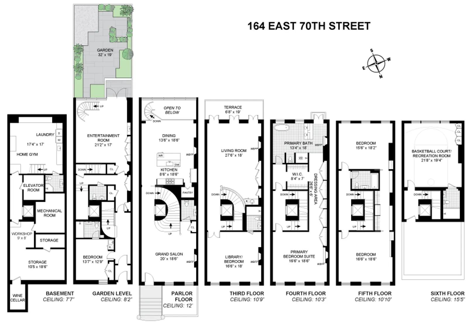 164 East 70th Street | floorplan | View 24