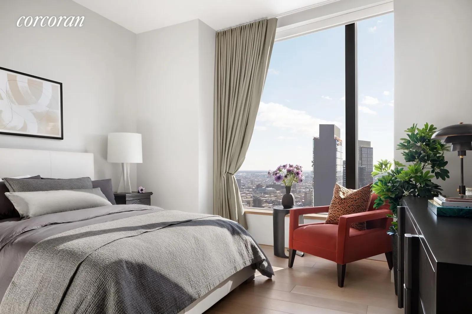 New York City Real Estate | View 11 Hoyt Street, 38F | Primary Bedroom | View 6