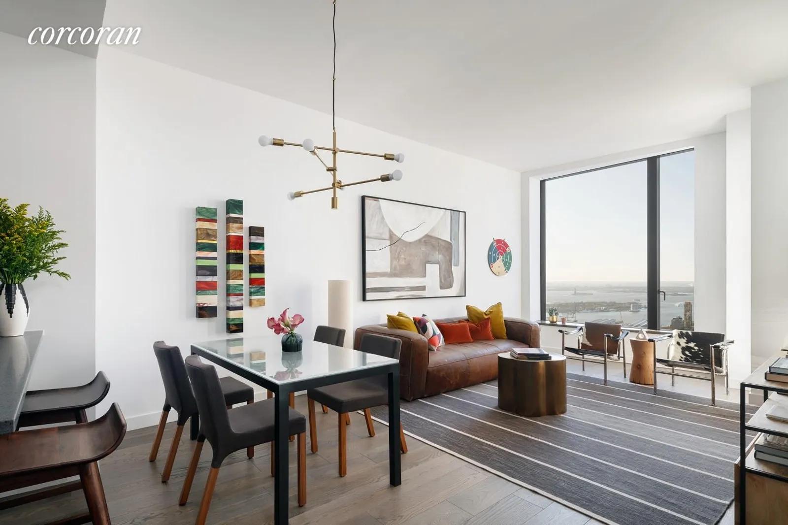 New York City Real Estate | View 11 Hoyt Street, 47J | Living Room | View 2