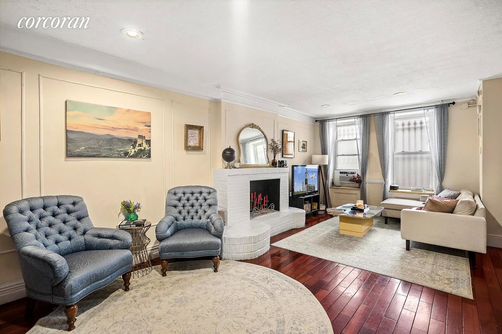 New York City Real Estate | View 504 West 168th Street | Parlor Floor Living Room | View 2
