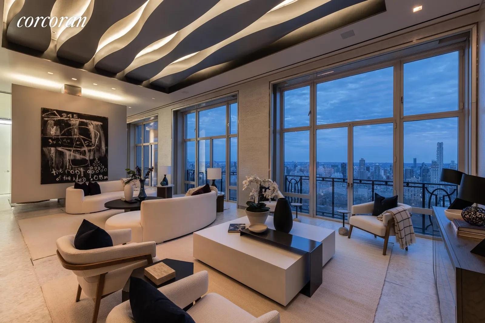 New York City Real Estate | View 15 Central Park West, PH43 | Living Room | View 14