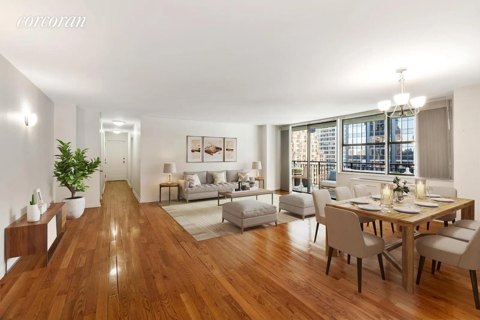New York City Real Estate | View 112 West 56th Street, 24S | 2 Beds, 2 Baths | View 1