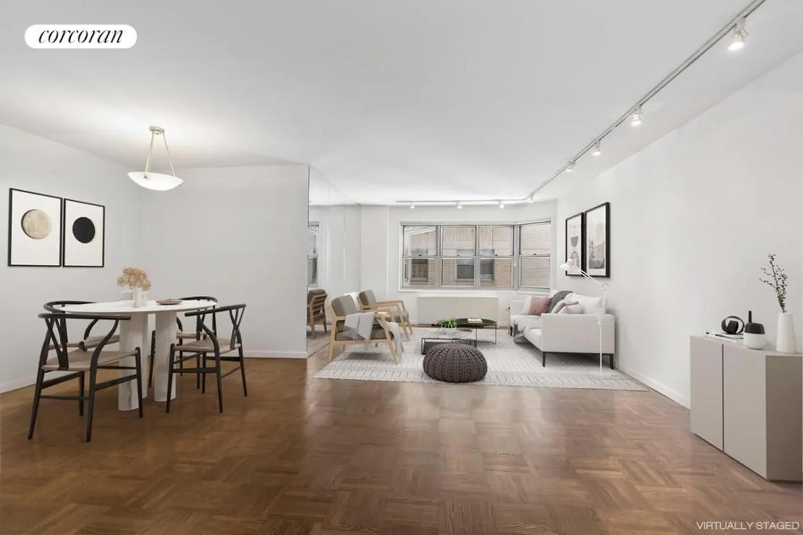 New York City Real Estate | View 400 East 56th Street, 28F | Living Room | View 2