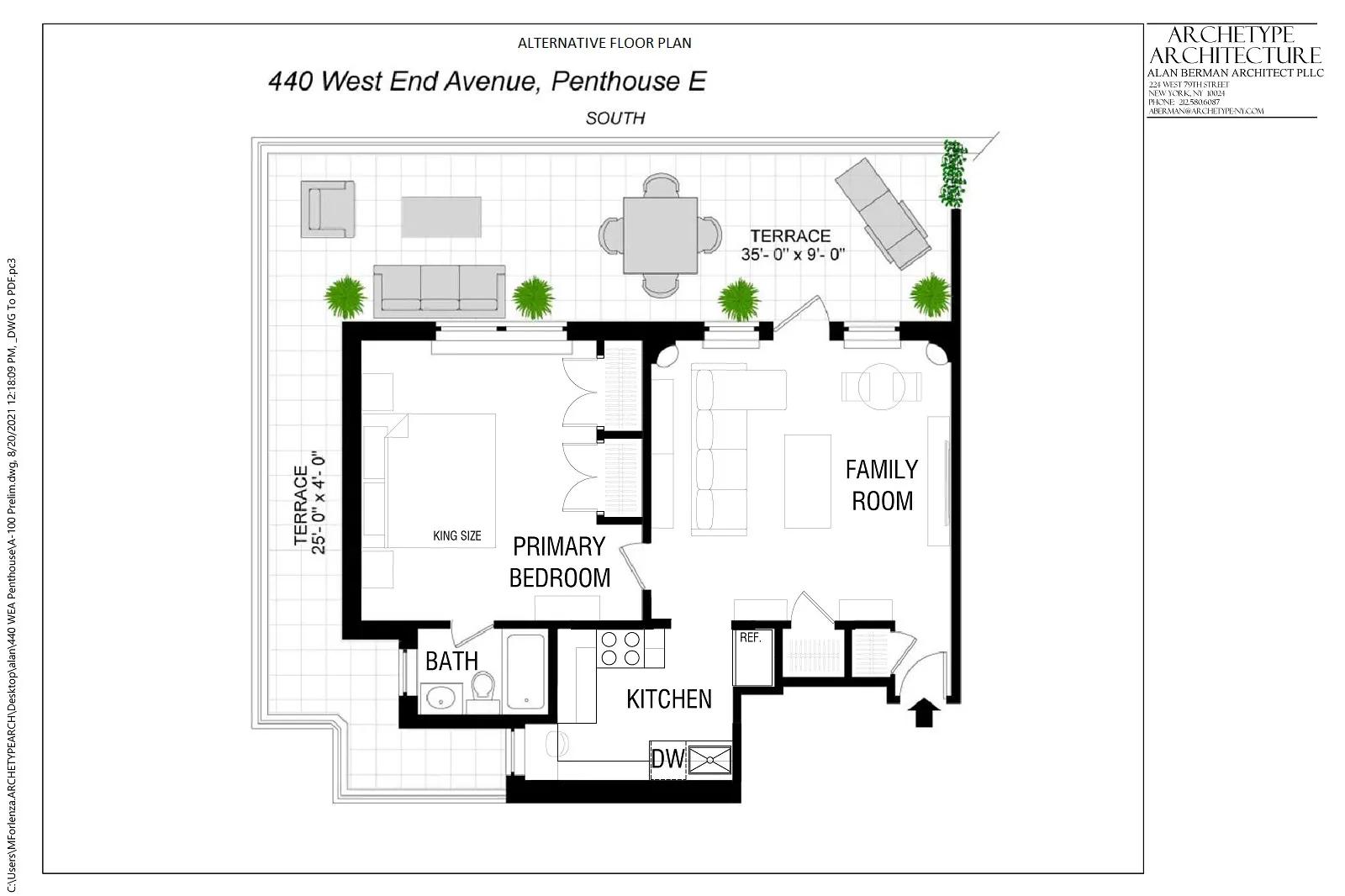 440 West End Avenue, PH17E | floorplan | View 15