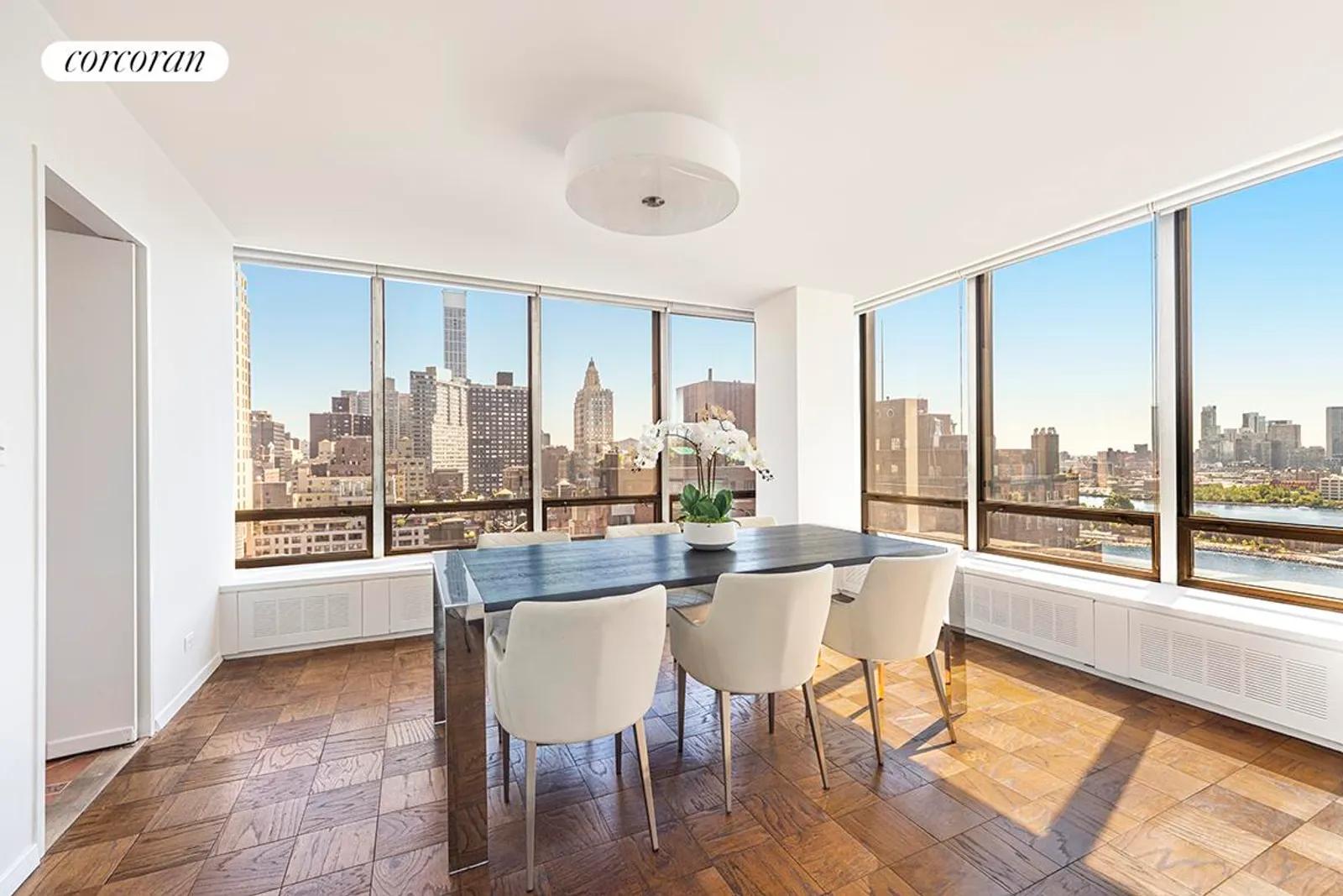 New York City Real Estate | View 860 United Nations Plaza, 20B | Dining | View 2