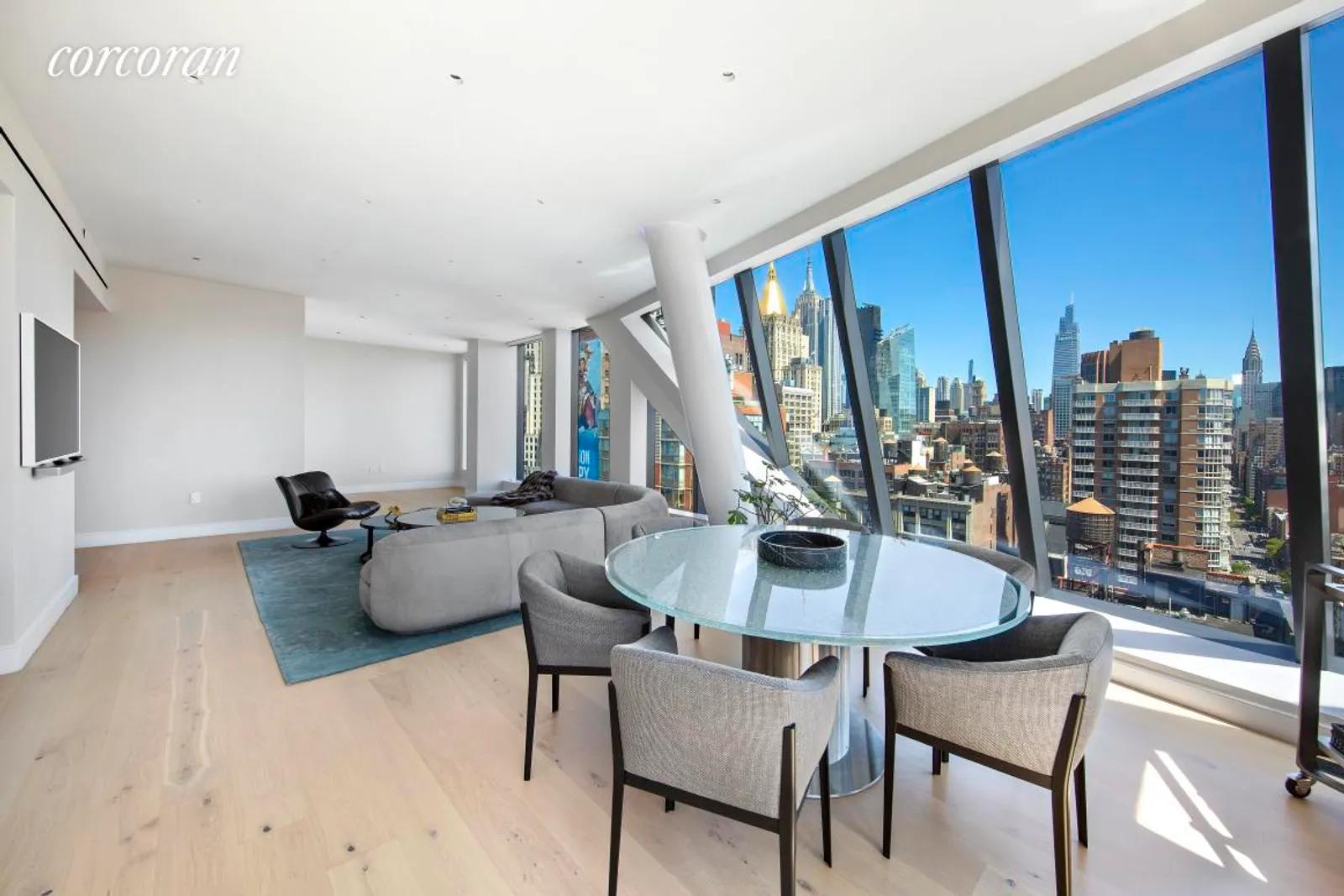 New York City Real Estate | View 121 East 22nd Street, Penthouse | Living Room | View 3
