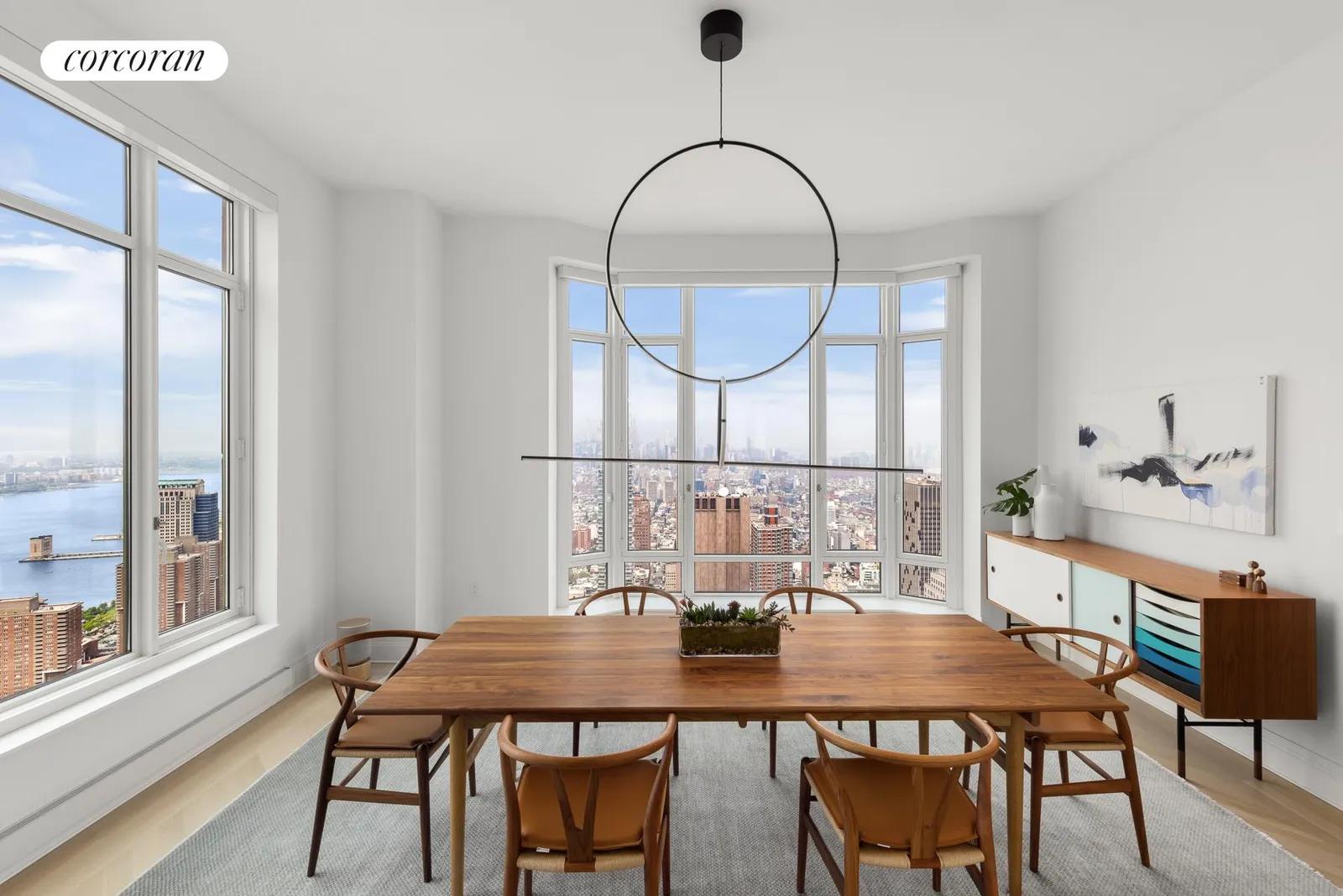New York City Real Estate | View 30 Park Place, 70A | Dining Room | View 2