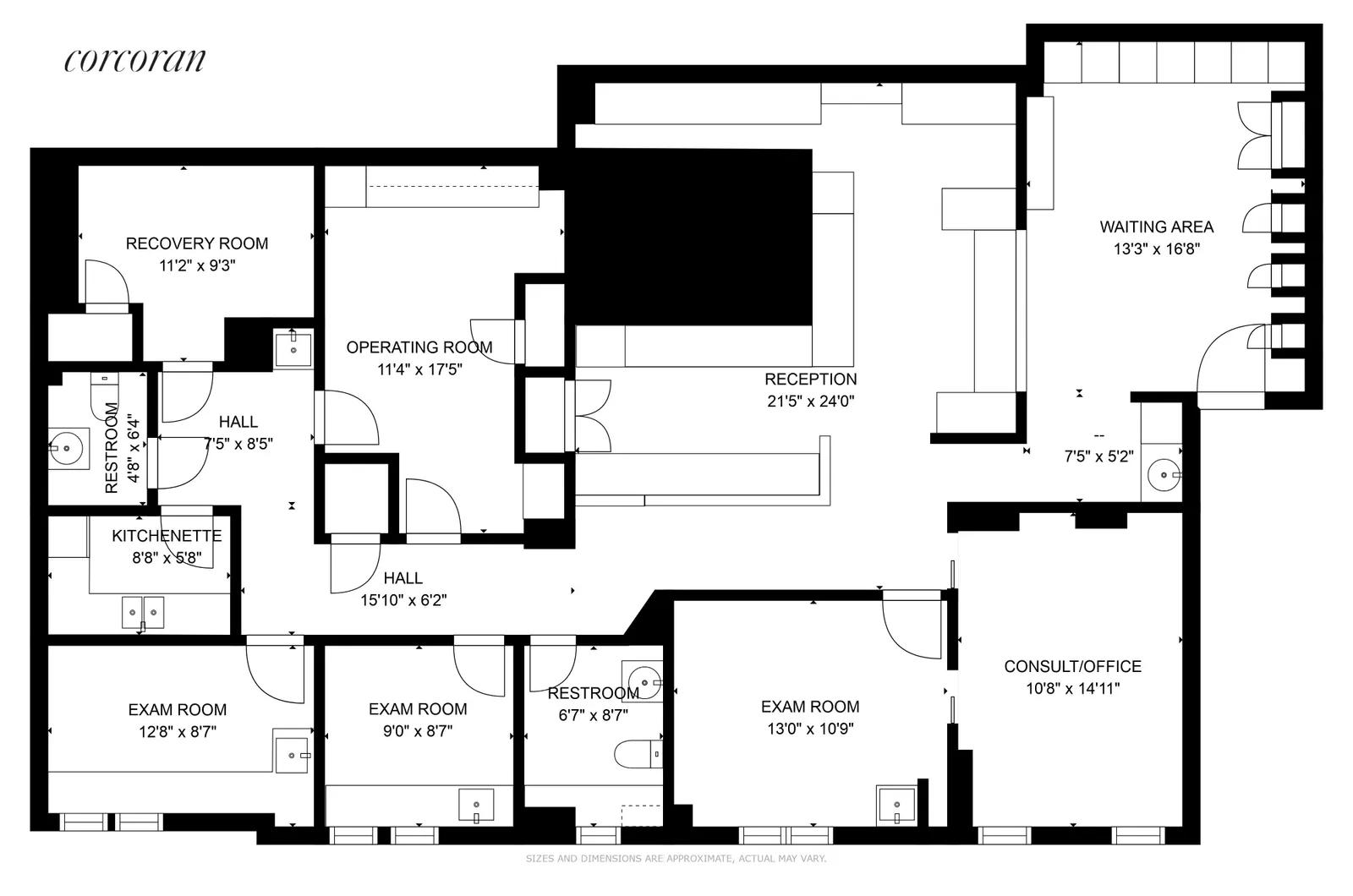 New York City Real Estate | View 885 Park Avenue, 1C | Floor Plan | View 9