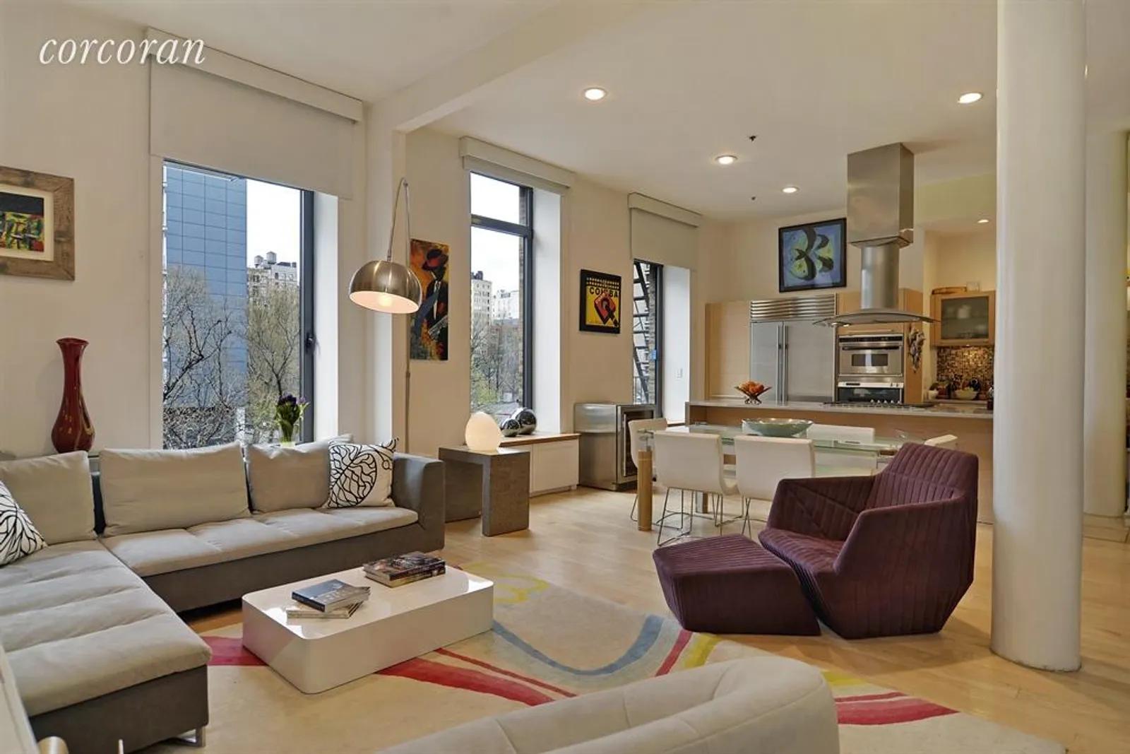 New York City Real Estate | View 520 Laguardia Place, 3N | Living Room | View 2