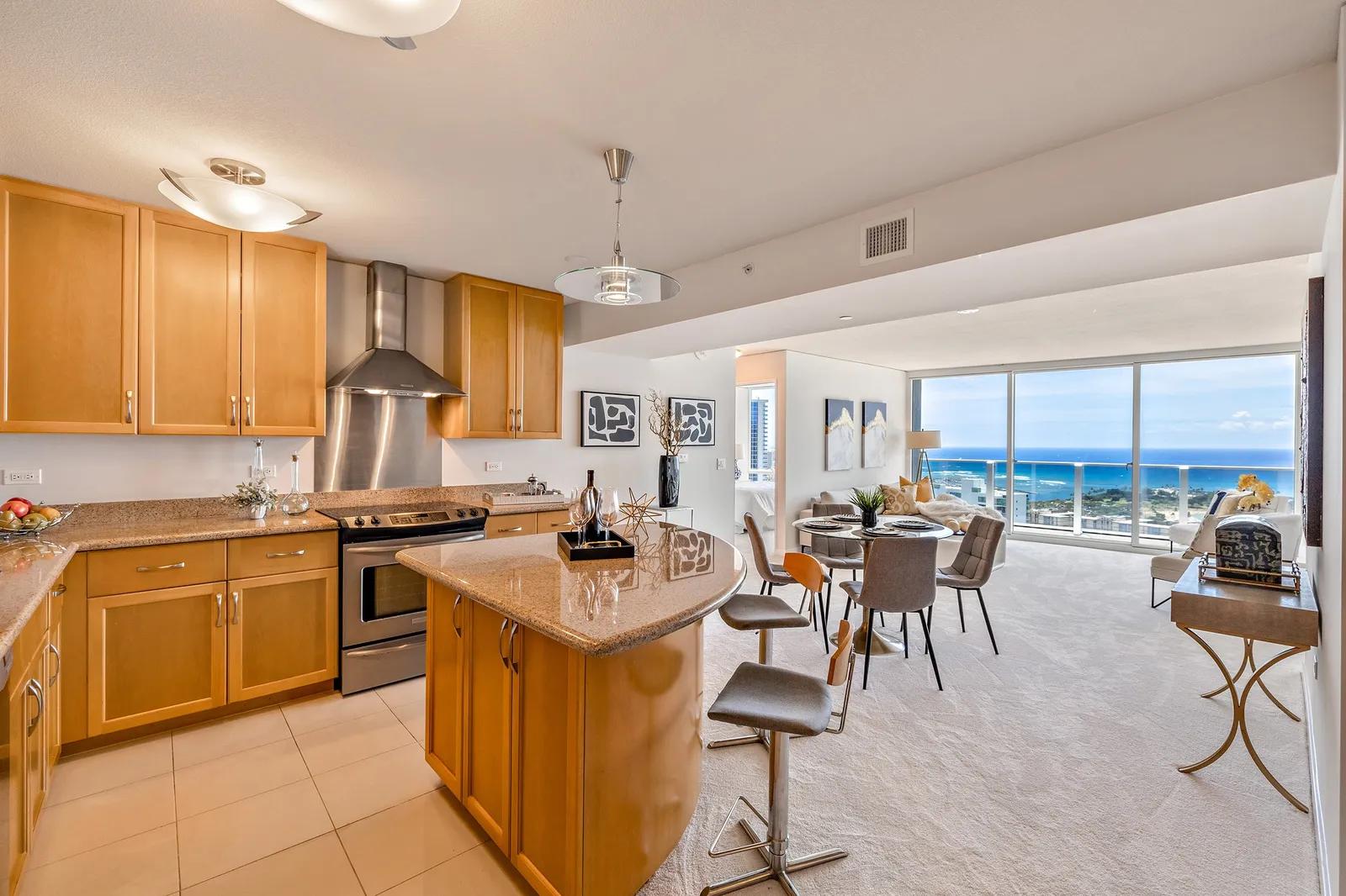 Hawaii Real Estate | View 1296 Kapiolani Boulevard, #3905 | room 2 | View 3