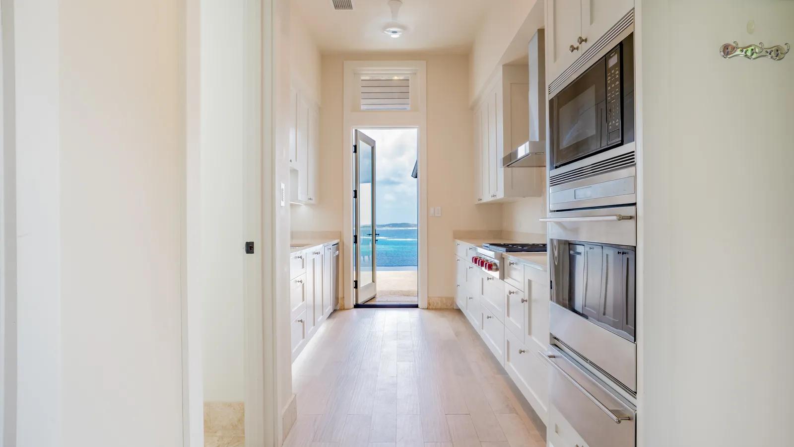British Virgin Islands Real Estate | View Reef House | Kitchen with View | View 16