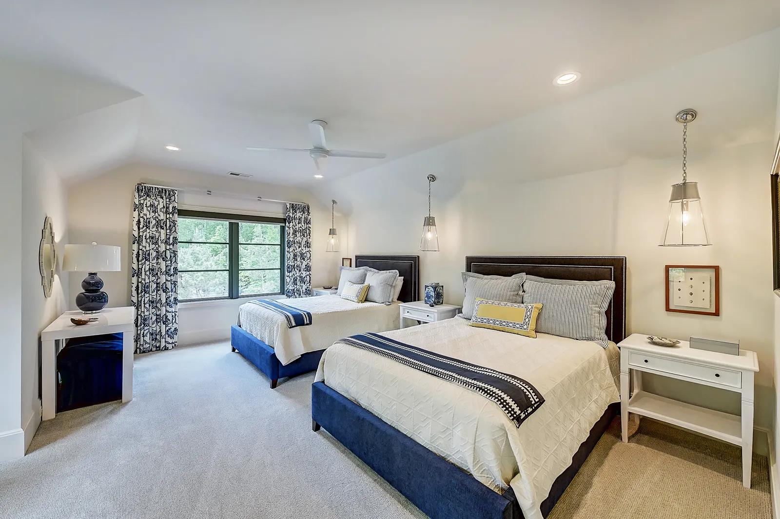 Charlotte Real Estate | View 125 Quiet Waters Drive | Guest Suite #1 /  Forrest Room | View 32