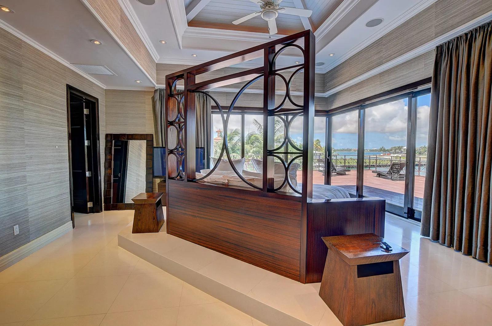 Bahamas Real Estate | View 76 Island End, Ocean Club | Master Bedroom  | View 12