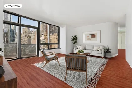 Homes for sale in New York | View 100 United Nations Plaza, 21C | 1 Bed, 1 Bath