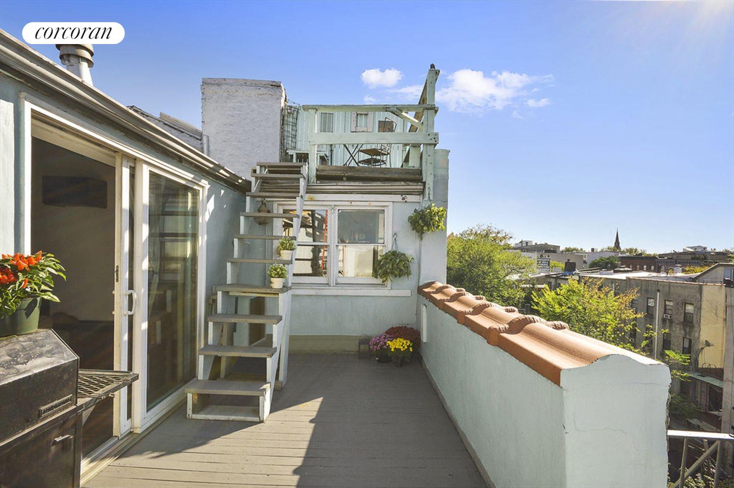 New York City Real Estate | View 76 State Street, 5 | Duplex Deck | View 5