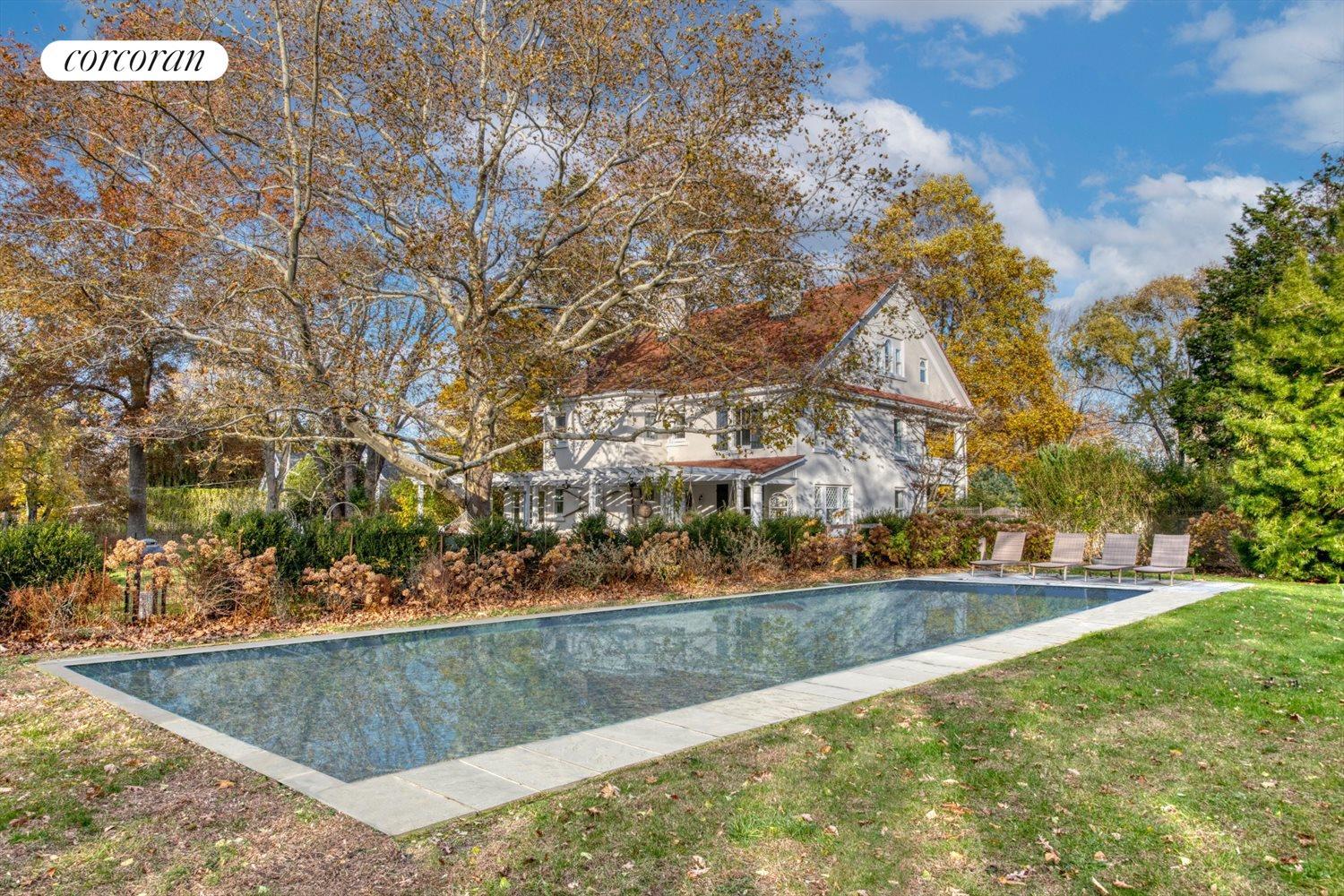 The Hamptons Real Estate | View 151 North Ferry Road | Heated gunite pool | View 3