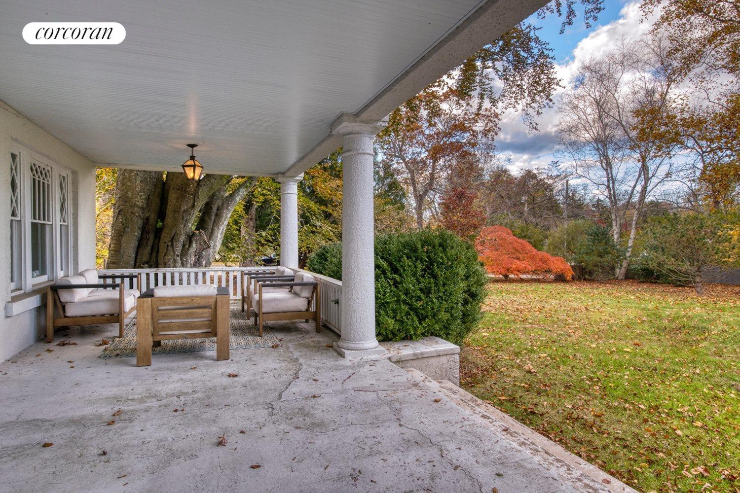 The Hamptons Real Estate | View 151 North Ferry Road | Covered front porch | View 6