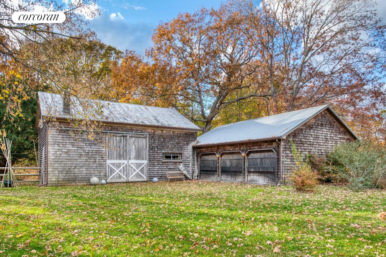 The Hamptons Real Estate | View 151 North Ferry Road | Barn and garage | View 27