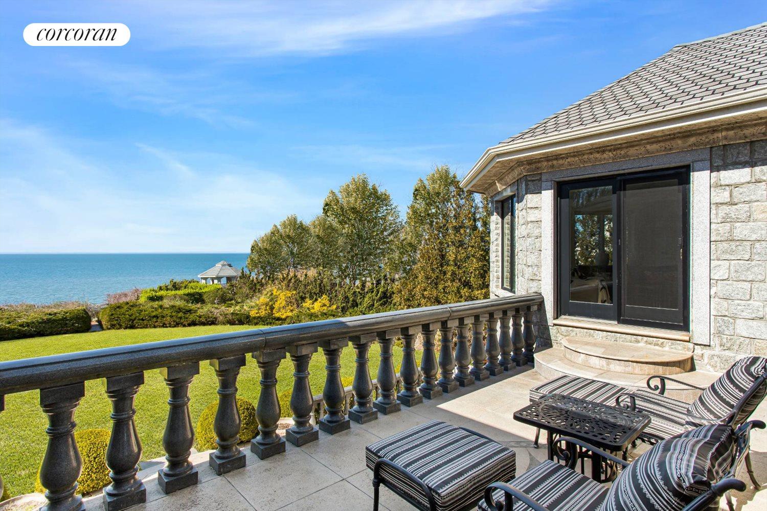 The Hamptons Real Estate | View 3875 Hallock Lane Ext | Waterside Balcony | View 20