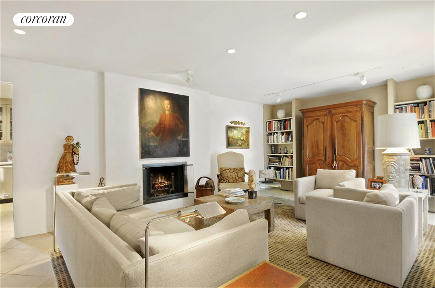 New York City Real Estate | View  | Den with fireplace | View 14