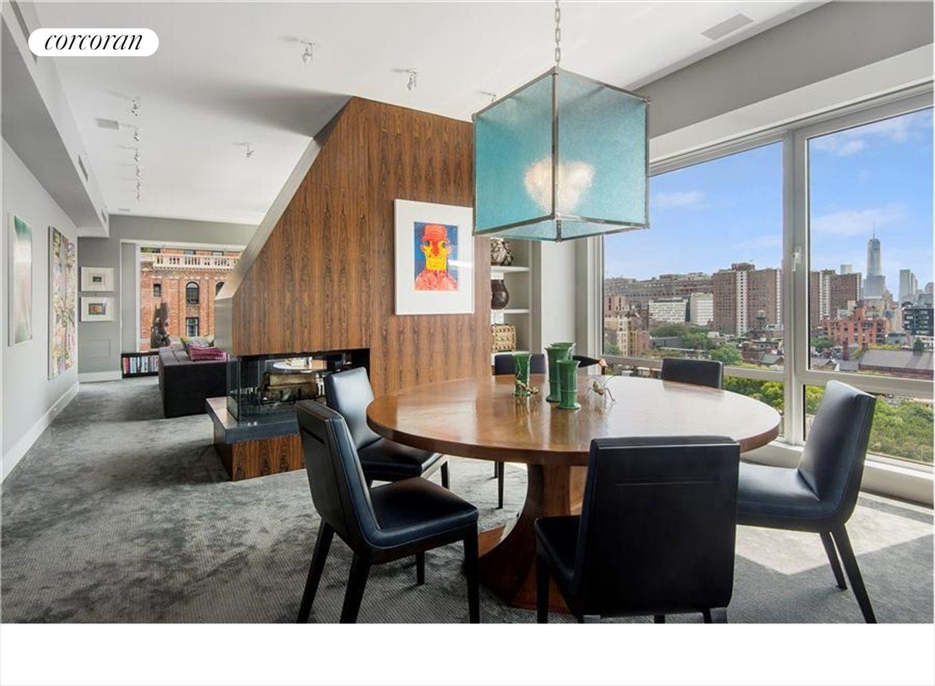 New York City Real Estate | View 231 Tenth Avenue, PH4 | Windowed formal dining & sitting areas | View 7