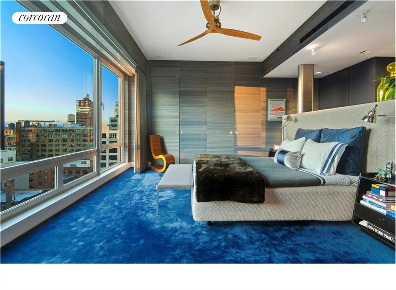 New York City Real Estate | View 231 Tenth Avenue, PH4 | Generous master suite with dressing area | View 11