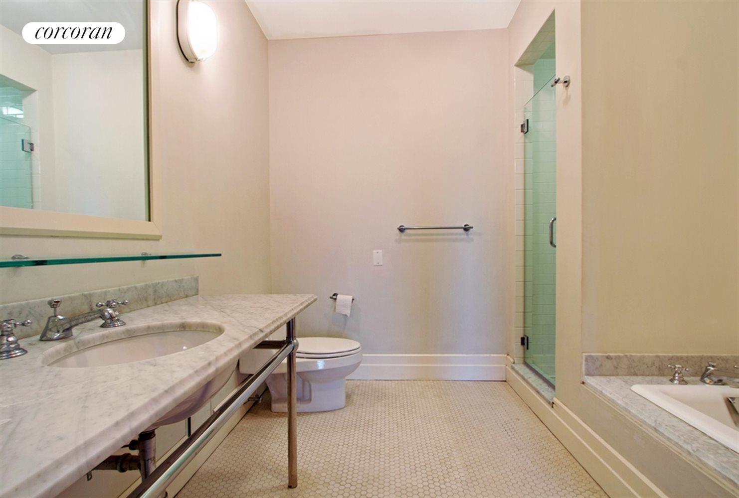 New York City Real Estate | View 1 Main Street, 9C | Master Bathroom | View 11