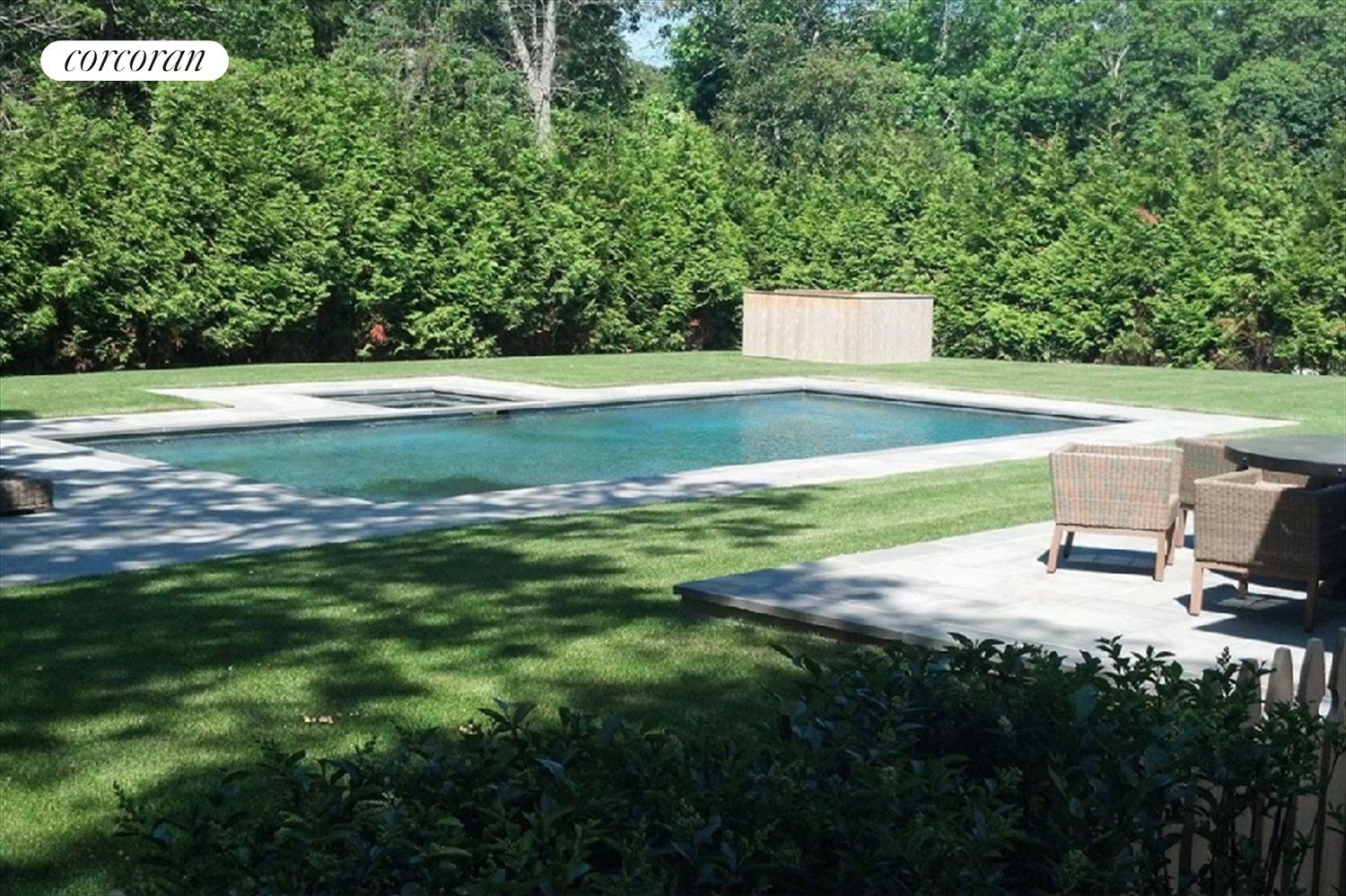 The Hamptons Real Estate | View  | heated gunite pool and spa | View 24