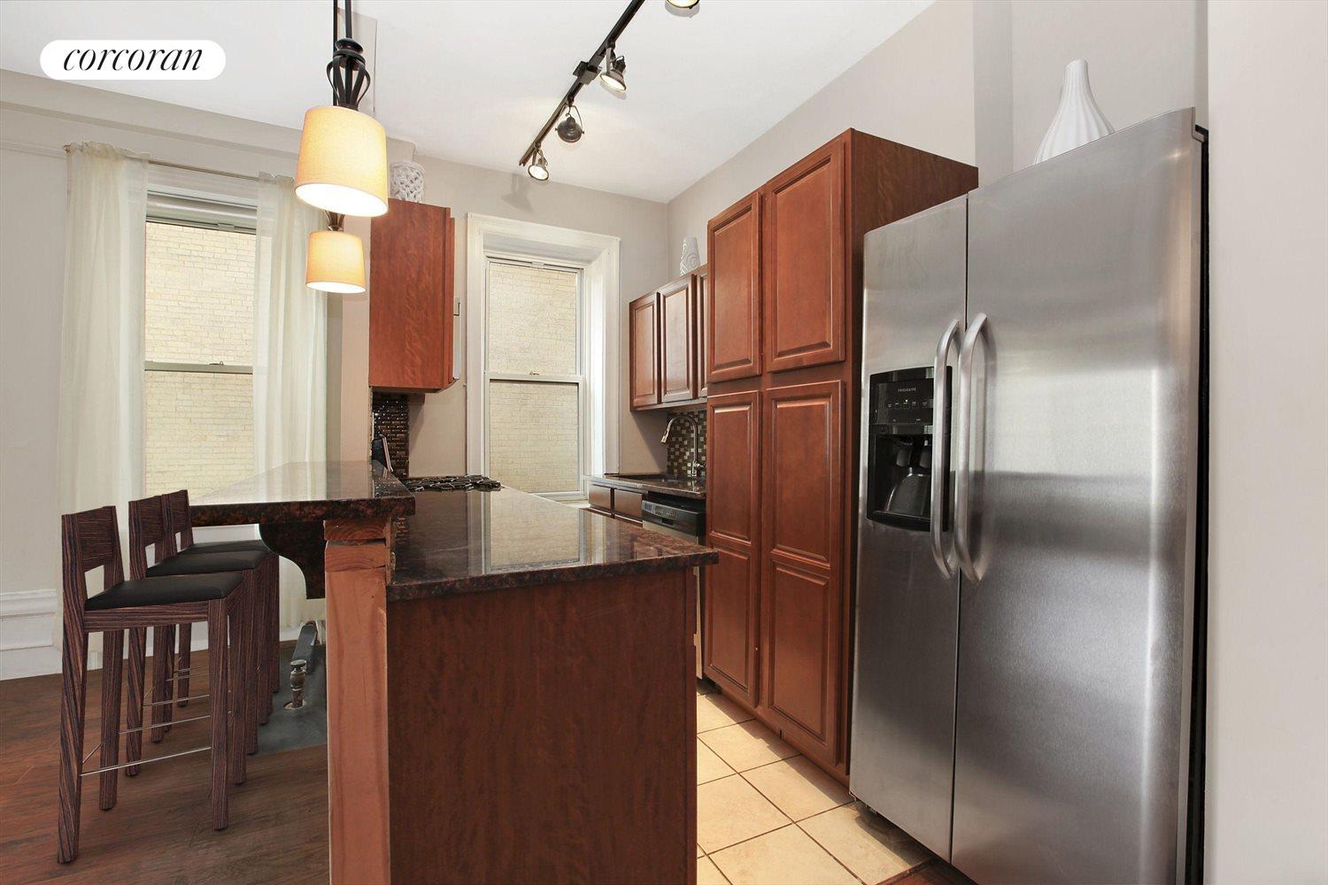 New York City Real Estate | View 114 Morningside Drive, 3 | Open Kitchen with Full Renovation and Window | View 3